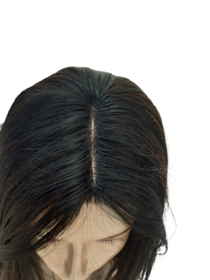 wig com imitação de couro cabeludo