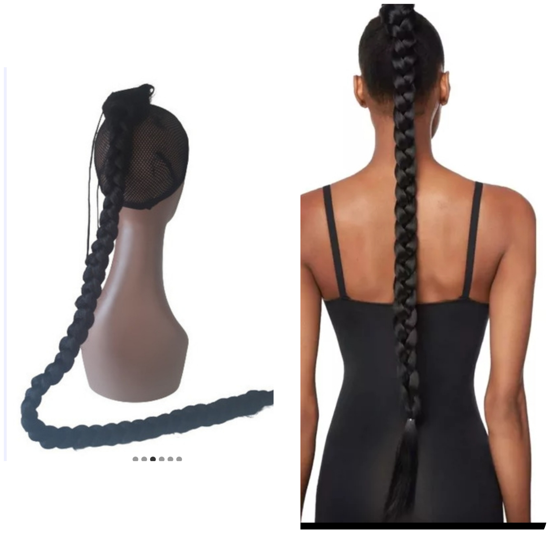 Rabo de cavalo Trança 90 cm-11046